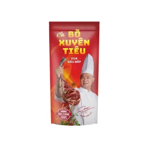 Bò Xuyên Tiêu Vua Đầu Bếp – Sản Phẩm Từ Chef Hải, Thịt Bò Mông Tươi 100%